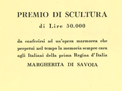 Ia MOSTRA DEI BOZZETTI DI PITTURA E SCULTURA
