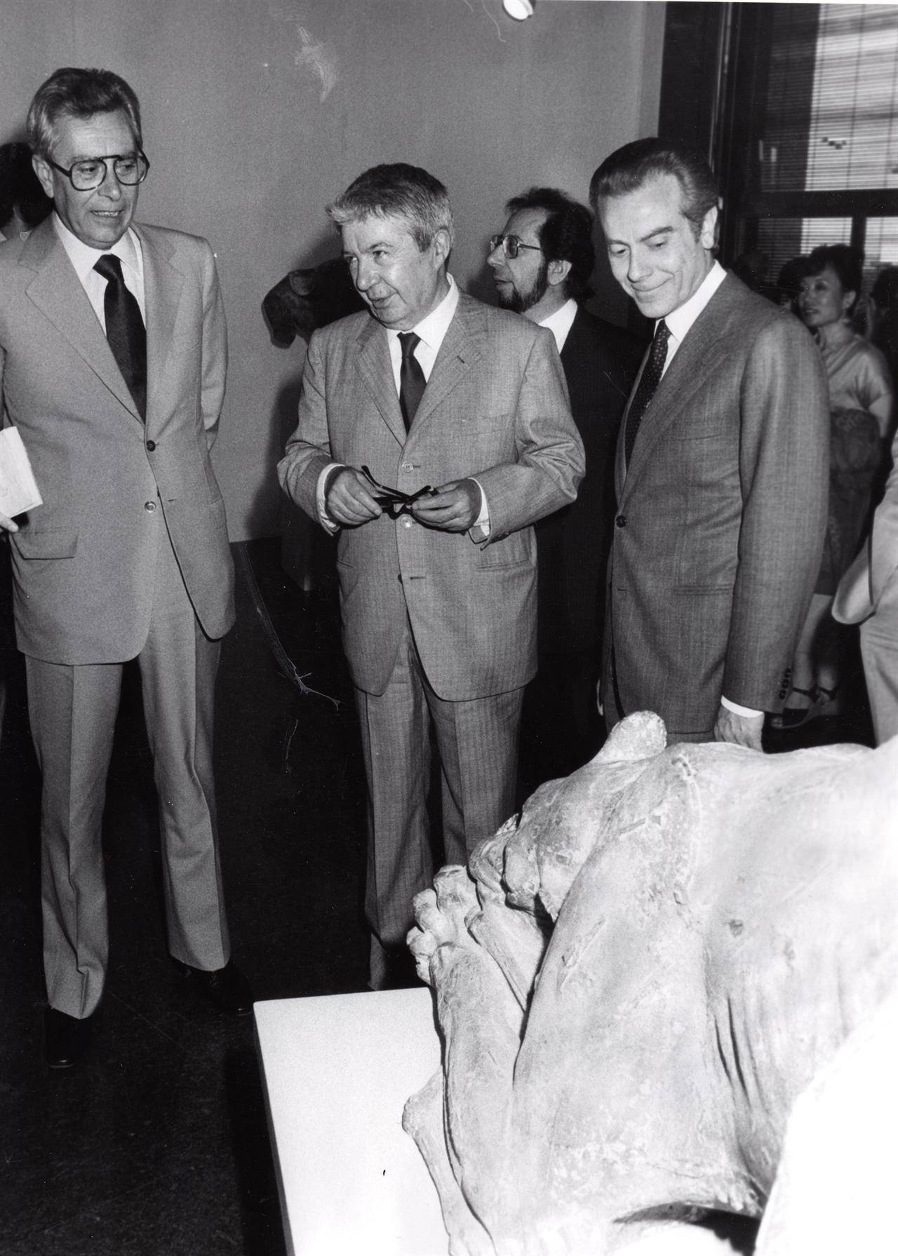 1984 Biblioteca Nazioanle, Arnaldo Forlani_Crocetti_Gianni Letta