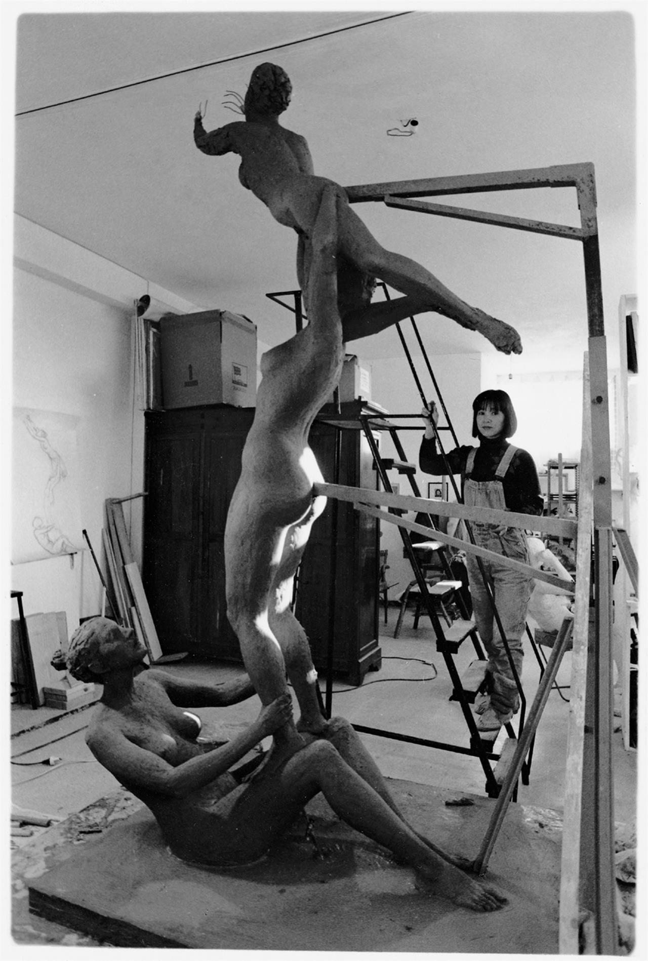 Machiko in studio
