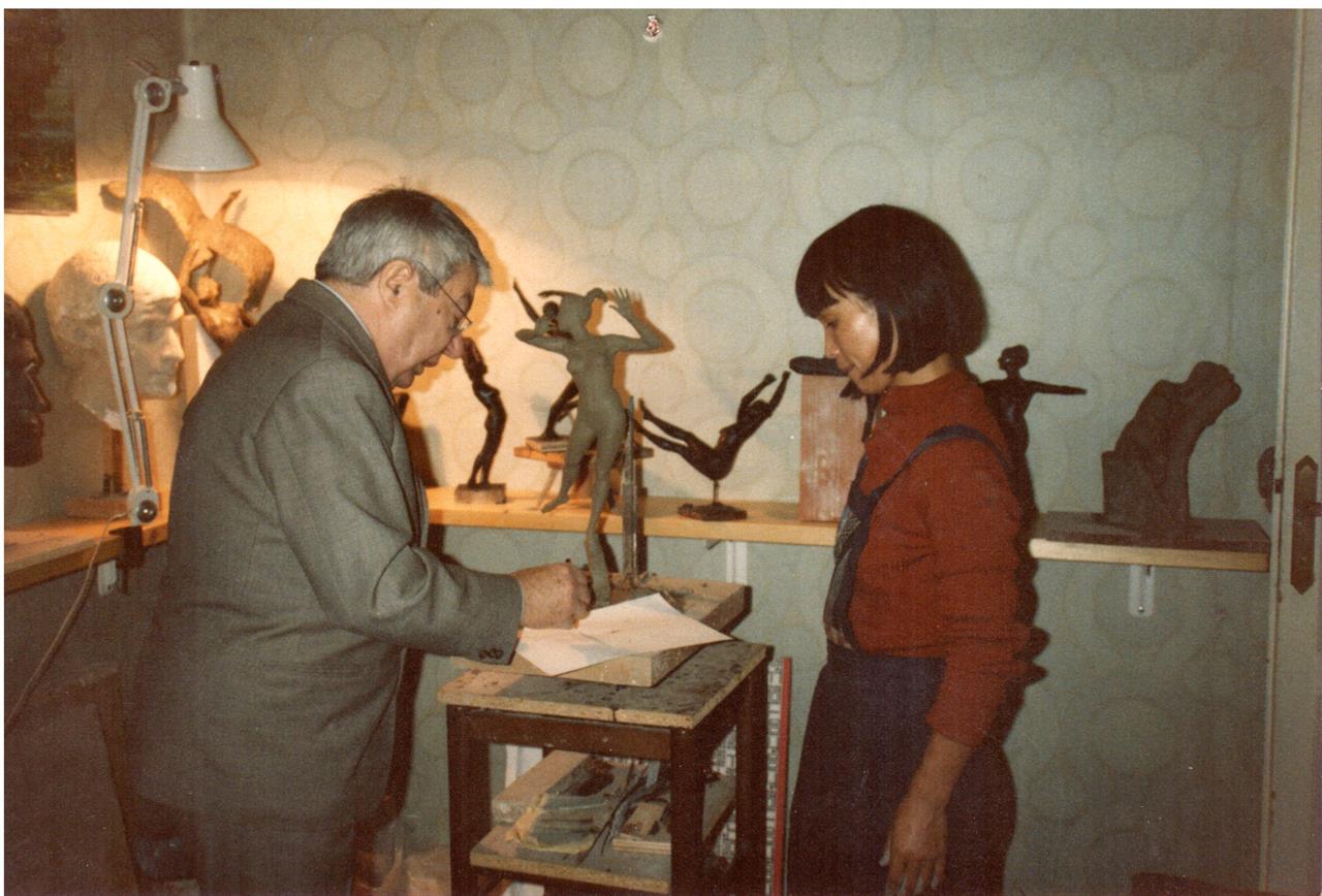 1988, in studio di Machiko